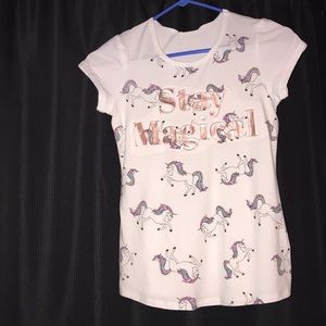 A pretty t-shirt with unicorns
